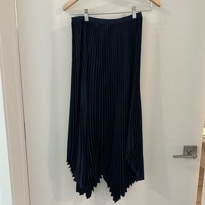 Ralph Lauren Pleated Navy Skirt